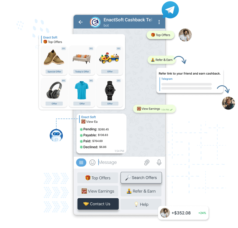 Telegram Cashback Bot Hero