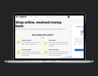 Monerio-Cashback-Website